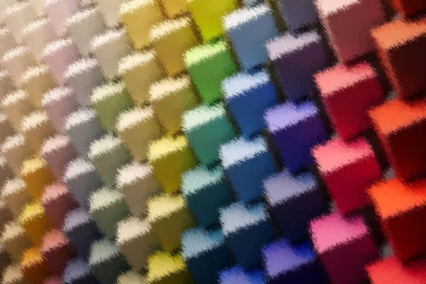 Многоцветные Кубики Палитра Цветов Оттенков Диапазон Цветов — стоковое фото