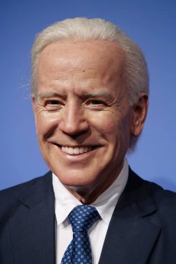 BUKOVEL, UKRAINE, 5 Ekim 2022: Amerikan politikacı ve şu anki Amerika Birleşik Devletleri Başkanı Joseph Robinette Biden 'ın balmumu figürü