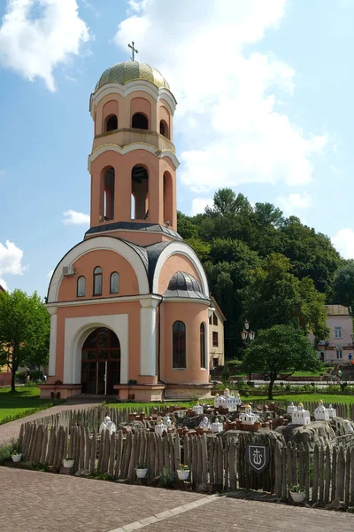 Torre Sino Igreja Natividade Cristo Século Cidade Halych Oeste Ucrânia — Fotografia de Stock