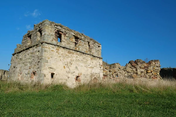 Torre Pietra Nel Castello Pniv Oggetto Storico Medievale Nella Regione — Foto Stock