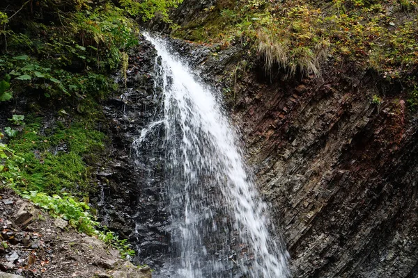 Zhenetskyi Huk Wasserfall Oder Der Huk Wasserfall Zhenets Fluss Karpaten — Stockfoto