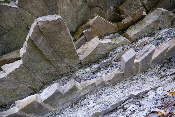Kameny Řeky Prut Karpatské Hory Ukrajině Yaremche Záhyby Největší Výběžek — Stock fotografie