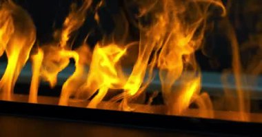 İç dekorasyon ve güzellik için hava nemlendirme için buhar üretimi ve elektrik lambaları için aydınlatma cihazı. Sinema 4K 60fps Ters zaman ağır çekim video