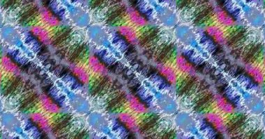 Güzel hareketli renk kalıplarının animasyonu