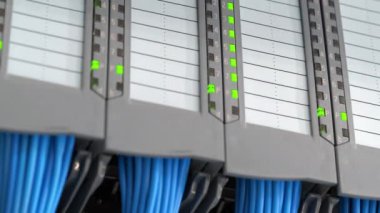 Uzaktan IO sistemi. Sanayi kontrol sistemleri. Teşhis gösterimi, kanal durumları. Endüstriyel iletişim arayüzü. Elektrik donanımı ve kablolama, yeşil yanıp sönen LED ışıklar, diyotlar, göstergeler