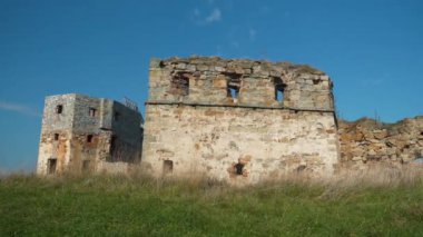 Pniv Castle - medieval historical object in Nadvornyansky district of Ivano-Frankivsk region of western Ukraine