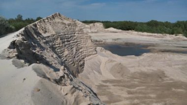 Kum ocağı ve hidrolik dolum