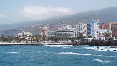 Puerto de la Cruz şehri, Tenerife, Atlantik okyanusu, Kanarya adaları, İspanya