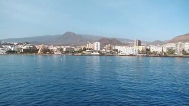 Tenerife adasındaki Los Cristianos kasabası, Kanarya adaları, Atlantik okyanusu, İspanya