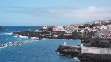 Garachico - Tenerife adasının kuzey kıyısındaki belediye ve kasaba, Kanarya adaları, Atlantik okyanusu, İspanya