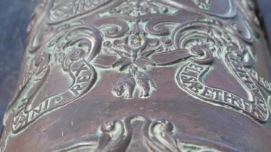 Puerto de la Cruz şehrindeki Tenerife adasının kıyısındaki eski metal top, Kanarya adaları, Atlantik okyanusu, İspanya