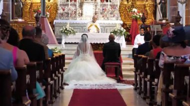 SANTA CRUZ DE TENERIFE, CANARY Adaları, İSPAIN, 28 Eylül 2019: Katolik Kusursuz Gebelik Kilisesi, Iglesia-Parroquia Matriz de Nuestra Senora de La Concepcion