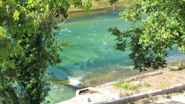 Trebisnjica nehri Tvrdos Manastırı, Trebinje kenti, Sırp Cumhuriyeti, Bosna-Hersek
