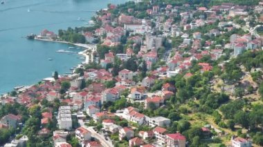 Kotor Körfezi, Adriyatik Denizi, Karadağ. Kotor - Karadağ 'ın popüler kıyı kenti