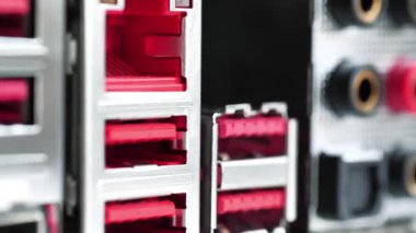 Kişisel bilgisayar soketleri yakın plan