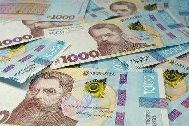 Banknotlar 1000 Hryvnia. Bir mezhebe ait Ukrayna banknotları