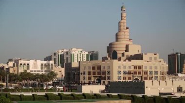 İslam Kültür Merkezi Fanar, eski Doha şehri Katar, Basra Körfezi, Arap Yarımadası, Orta Doğu. Doha - Katar 'ın başkenti ve en kalabalık şehri