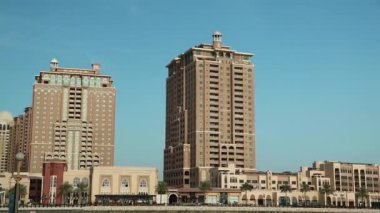 Katar, DOHA, 21 Mart 2018: Doha şehrinde Pearl-Katar, Basra Körfezi, Arap Yarımadası, Orta Doğu