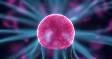 İçinde soy gaz bulunan plazma küresi ve iç küreden dış küreye kadar uzanan lifler. Elektromanyetik etkileşimler parlayan liflerden sorumludur. Aynı zamanda bir iyonizatör, yakın çekim video olarak çalışır.