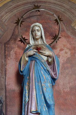 Meryem 'in Temiz Kalbi, Hırvatistan' ın Hrascina kentindeki Aziz Nicholas Kilisesi