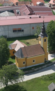 Hırvatistan 'ın Gornje Prekrizje kentinde Azizler Kilisesi Michael ve Anne