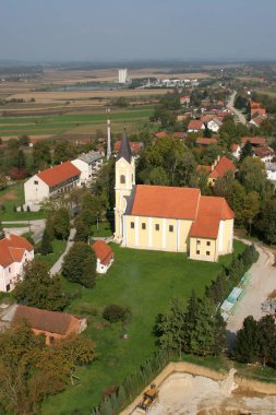 Hırvatistan 'ın Gradec kentinde Yaralı İsa Kilisesi