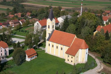 Hırvatistan 'ın Gradec kentinde Yaralı İsa Kilisesi