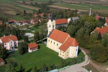 Hırvatistan 'ın Gradec kentinde Yaralı İsa Kilisesi
