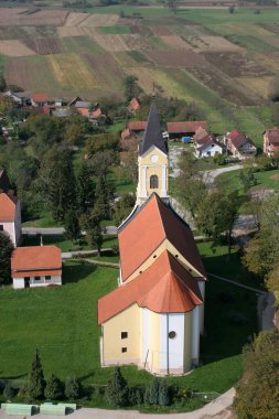 Hırvatistan 'ın Gradec kentinde Yaralı İsa Kilisesi