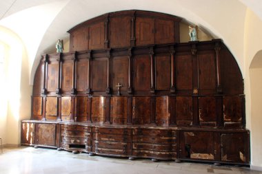 Cabinet in the sacristy of the parish church of St. Anne in Krizevci, Croatia