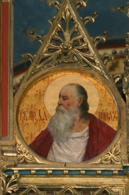 Peygamber Daniel, Hırvatistan 'ın Krizevci kentindeki Kutsal Üçlü' nün Yunan Katolik Katedrali 'nde ikonostaz