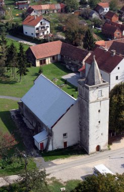Hırvatistan 'ın Gornja Rijeka kentinde Bakire Meryem Varsayımı Kilisesi