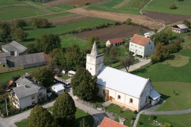 Hırvatistan 'ın Gornja Rijeka kentinde Bakire Meryem Varsayımı Kilisesi