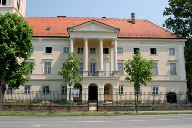 Bishop's Palace, Greek Catholic Cathedral of the Holy Trinity in Krizevci, Croatia
