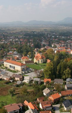 Hırvatistan 'ın İvanec kentindeki Aziz Mary Kilisesi