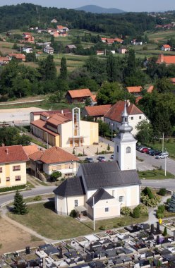 Hrnetic, Karlovac, Hırvatistan 'daki St. Martin Kilisesi