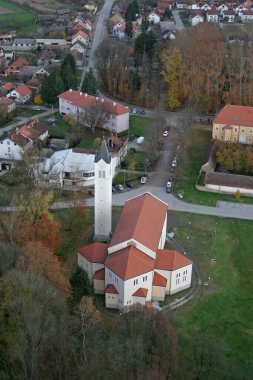 Hırvatistan 'ın Glina kentindeki St. John Kilisesi