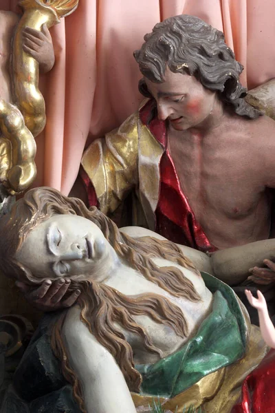 Смерть Святої Марії Магдалини Головного Вівтаря Церкви Святої Марії Магдалини — стокове фото