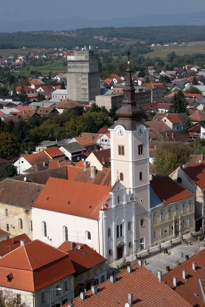 Igreja Paroquial Santa Ana Krizevci Croácia — Fotografia de Stock