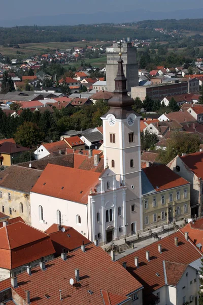 Приходская Церковь Святой Анны Крижевцах Хорватия — стоковое фото