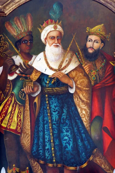 Heilige Drie Koningen Het Hoofdaltaar Parochiekerk Van Heilige Drie Koningen — Stockfoto