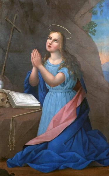 크로아티아 라데크에 예수의 교회에 마리아 막달라 마리아 — 스톡 사진
