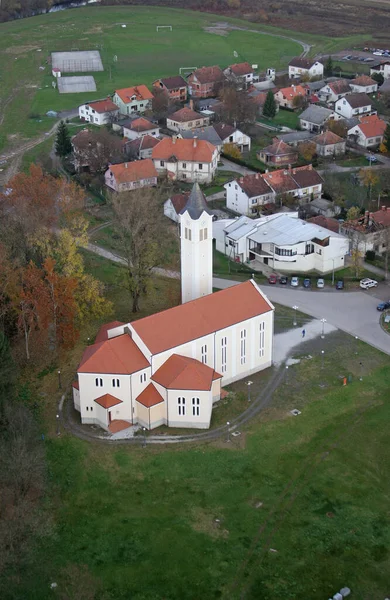 Parish Church John Nepomuk Glina Croatia — Stock Photo, Image