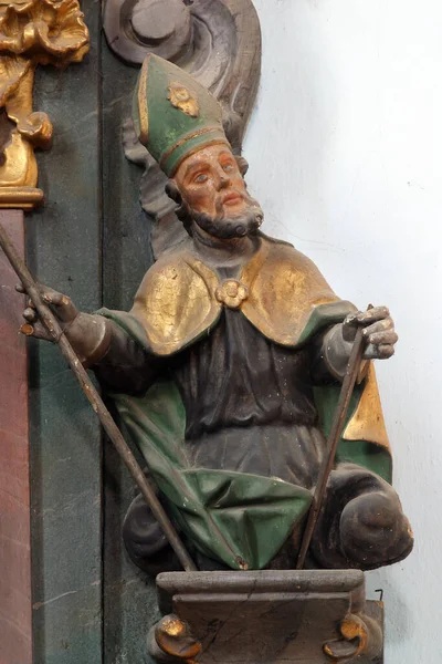 Standbeeld Van Sint Het Altaar Van Veertien Heilige Helpers Kerk — Stockfoto