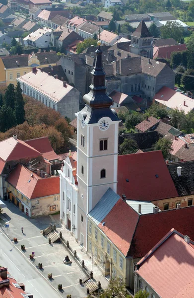 Ενοριακή Εκκλησία Της Αγίας Άννας Στο Κριζέβτσι Της Κροατίας — Φωτογραφία Αρχείου