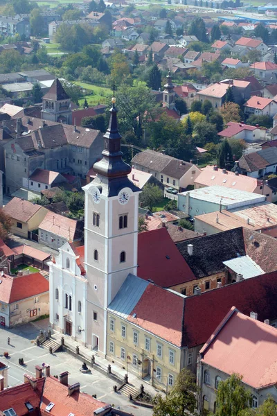 克罗地亚Krizevci的圣安妮教区教堂 — 图库照片