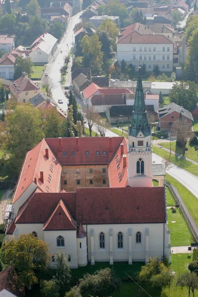 Řecká Katolická Katedrála Nejsvětější Trojice Krizevci Chorvatsko — Stock fotografie