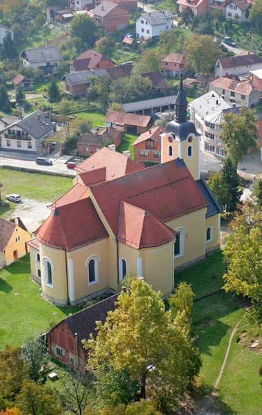 Pfarrkirche Der Heiligen Maria Magdalena Ivanec Kroatien — Stockfoto