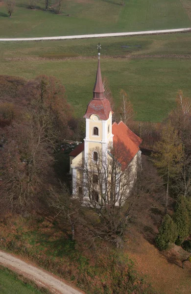 Farní Kostel Markéty Gornji Dubovci Chorvatsko — Stock fotografie