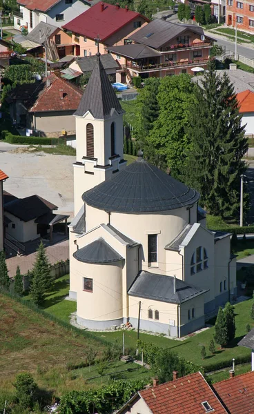 Igreja Paroquial São Jorge Durmanec Região Zagorje Croácia — Fotografia de Stock